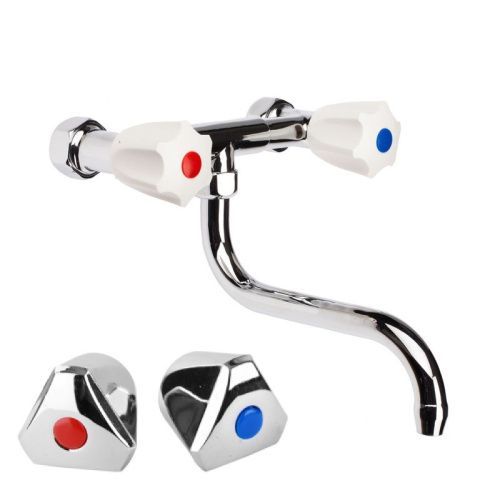 Смеситель для кухни Сантаком 140008с настенный хром