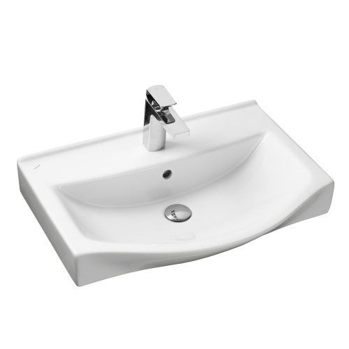Раковина Aquaton Беверли 65 см 1WH302501 накладная цвет белый