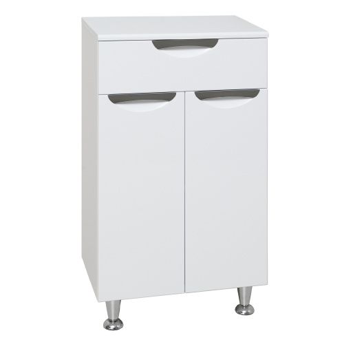 Шкаф-пенал RUNO ЭКОНОМ УТ000002342 50х32х87 напольный цвет белый