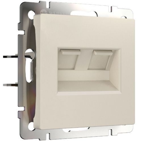 Розетка двойная Ethernet RJ-45 Werkel 4690389192289