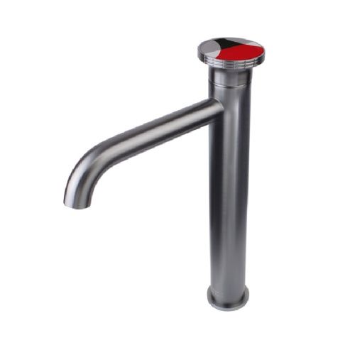 Смеситель Bronze de Luxe OMG! 9008GM-R на раковину серый