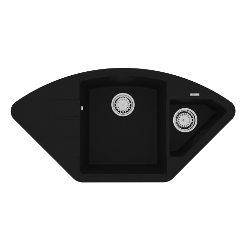 Кухонная мойка LeMark Irkana 980 9910043 98х50 цвет антрацит