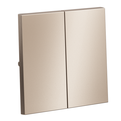 Клавиши для выключателя двухклавишного VOLTUM S70 METAL VLSM000310