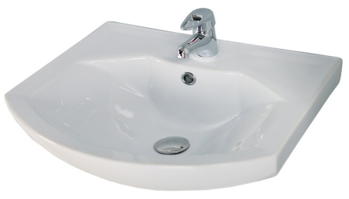 Раковина Aquaton Смайл 65 см 1WH207782 накладная цвет белый