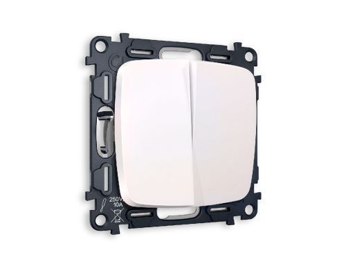 Комплект механизма 2-кл проходного выключателя Ambrella Volt Omega (Омега) MO203020
