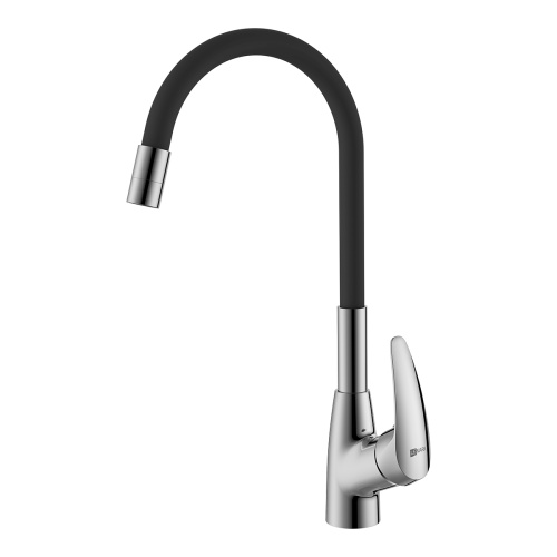 Смеситель для кухни LeMark Linara LM0415C-Black на мойку черный/хром