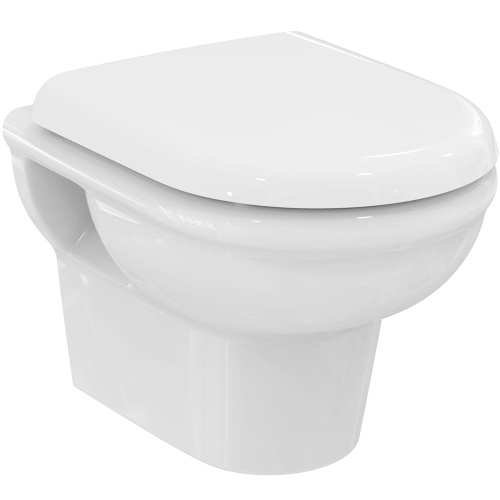 Унитаз подвесной Ideal Standard R002601 белый с сиденьем микролифт безободковый смыв торнадо