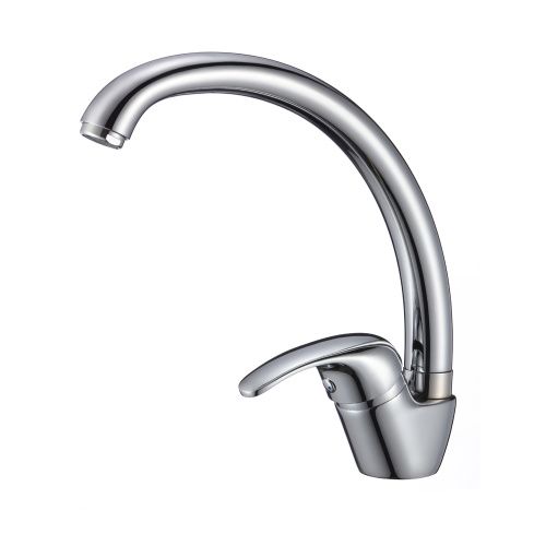 Смеситель для кухни WesnaArt Listok LIS01-120 на мойку хром