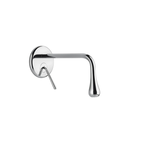 Смеситель для раковины Gessi Goccia 33684#031 встраиваемый в стену хром (внешняя часть)