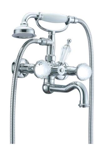 Смеситель Boheme Brilante Presente 353 настенный хром