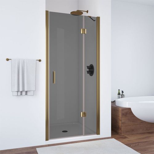 Душевая дверь Vegas-Glass AFP TUR+NOVO AFP TUR NOVO h1890 90 05 07 R 90х190 стекло тонированное профиль бронза