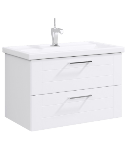 Тумба под раковину Aqwella Y MAN01082 77х45х49 подвесная цвет белый