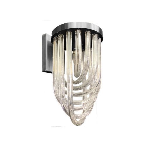 Светильник настенный Delight Collection Murano Glass (Мурано Гласс) A001-200 A1 chrome