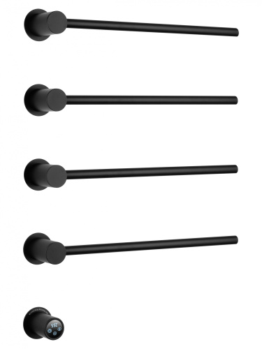 Полотенцесушитель электрический Wonzon & Woghand Hamburg WW-AL314-MB 45х65 черный