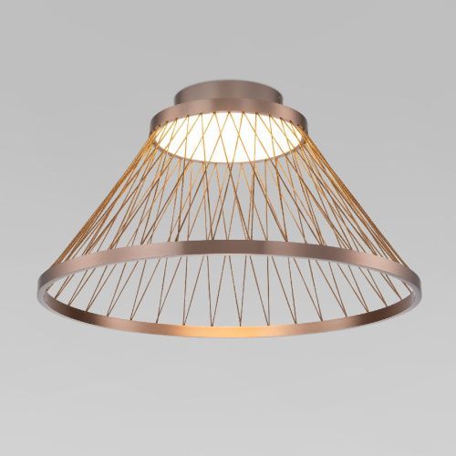 Люстра потолочная Eurosvet Cesta (Цеста) 40019/1 LED коричневый