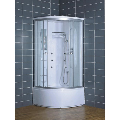 Душевая кабина Loranto CS-002 CS-002 100*100 100х100 четверть круга с крышей
