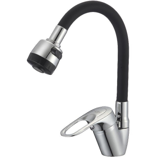 Смеситель для кухни D-Lin D150628-1T на мойку черный