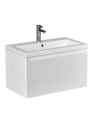 Тумба под раковину Velvex KLAUFS tpKLA.80.1Y-616.216 79х44х44 подвесная цвет белый