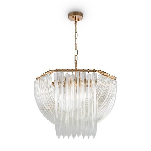 Светильник подвесной Freya Onda Crystal FR5182PL-06FG