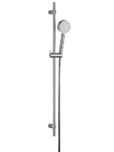 Душевой гарнитур Cisal Xion DS010630D1 настенный сталь шлифованная/брашированная Душевой гарнитур Cisal Xion DS010630D1 настенный сталь шлифованная/брашированная