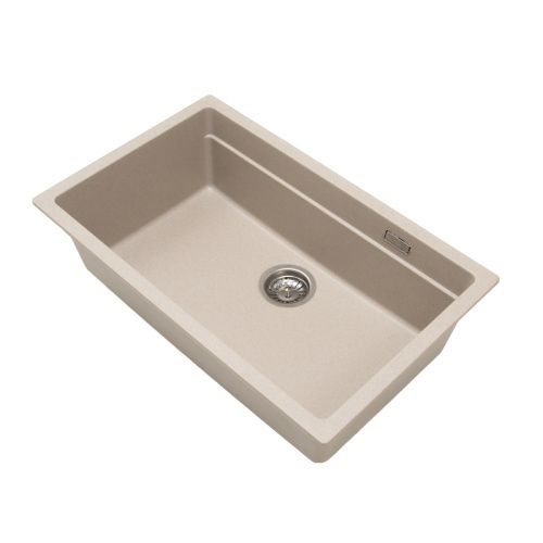 Кухонная мойка Grandex Aqua 500303 73х45 цвет бежевый поверхность матовая