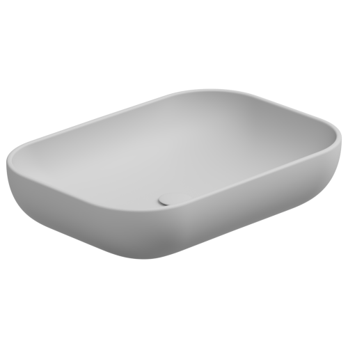 Раковина GSG Ceramic Design Easy 60см EALAVRE60001 накладная цвет белый матовый