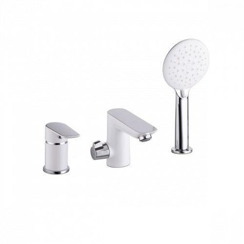 Смеситель Iddis Cloud CLOSB30i07 на борт ванны белый