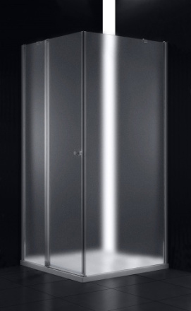 Душевой уголок Cezares ELENA ELENA-W-A-12-90-P-Cr-L 90х90 стекло рифленое профиль хром глянцевый без поддона