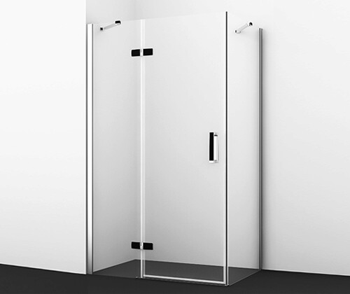 Душевой уголок WasserKRAFT  10H06LBLACK 120x80 стекло прозрачное 8 мм