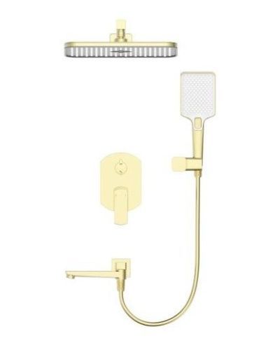 Душевая система Wonzon & Woghand Forza WW-939031-BG встраиваемая в стену цвет золото