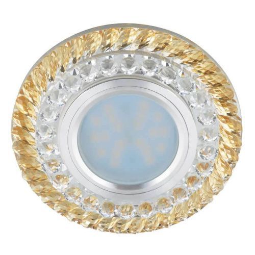 Светильник встраиваемый Fametto Luciole L132 (Луциоле Л132) DLS-L132 GU5.3 Chrome/Gold