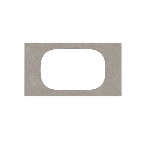 Столешница Kerama Marazzi MAGIA DI VENEZIA MA.2.0.SG519920R\90 90х50 накладная цвет серый