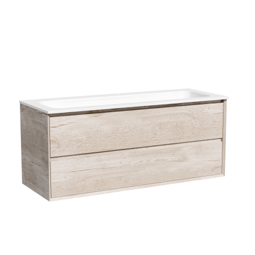 Тумба под раковину Sancos Marmi 2.0 MR2.0120EG 120х45х52 подвесная цвет дуб галифакс натуральный