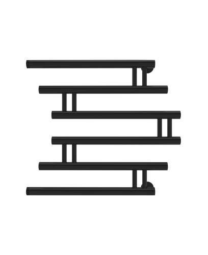 Полотенцесушитель Indigo Zip FZW60-60BR 71х63 водяной черный муар
