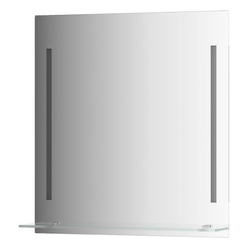 Зеркало в ванную Evoform Ledline-S BY 2163 70х75 цвет серый