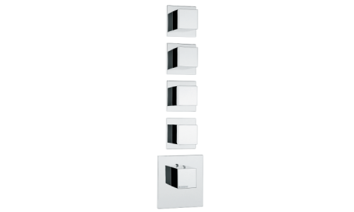 Смеситель Bossini Cube Z032208.030 встраиваемый хром с термостатом