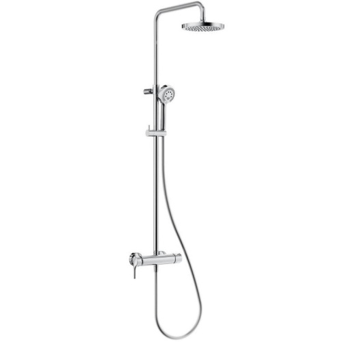 Душевая стойка Kludi LOGO DUAL SHOWER SYSTEM 6808505-00 настенная цвет хром Душевая стойка Kludi LOGO DUAL SHOWER SYSTEM 6808505-00 настенная цвет хром