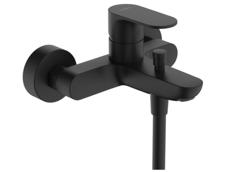 Смеситель Hansgrohe Rebris S 72440670 настенный черный матовый без термостата