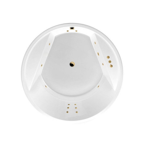 Ванна акриловая гидромассажная Excellent GREAT ARC WAEX.GRE16.SMART.GL 160х160 встраиваемая круглая с каркасом