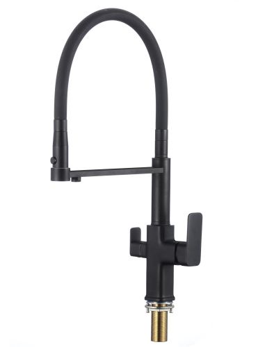 Смеситель для кухни Savol S-L1809H-01 на столешницу черный