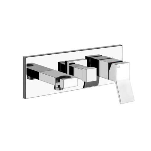 Смеситель для душа Gessi Rettangolo K 53141#031 встраиваемый в стену хром (внешняя часть)