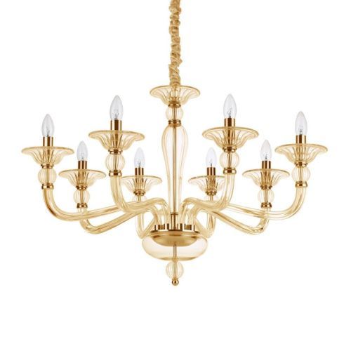 Люстра подвесная Ideal lux Danieli (Даниели) Danieli SP8 Ambra