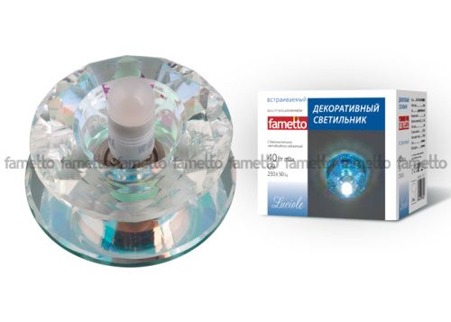 Светильник встраиваемый Fametto Luciole (Луциоле) DLS-L117 G9 GLASSY/RAINBOW