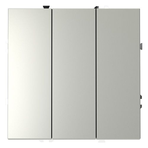 Выключатель трехклавишный VOLTUM S70 VLS030105