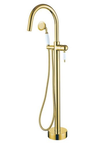 Смеситель Boheme Imperiale 289 напольный золото