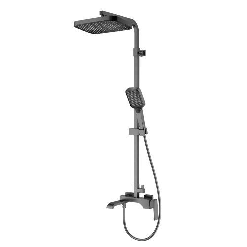 Душевая стойка Raglo R02.24.09 настенная цвет графит