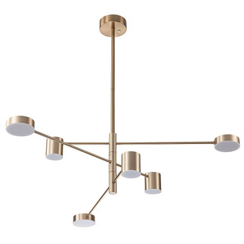 Люстра на штанге Arte Lamp Stanley (Станлеы) A2476PL-40PB
