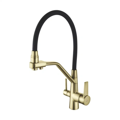 Смеситель для кухни Rose R558Q на мойку бронза