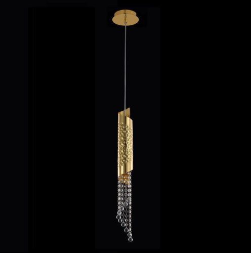 Светильник подвесной Crystal Lux Credo Gold (Цредо Голд) Credo SP1 Gold