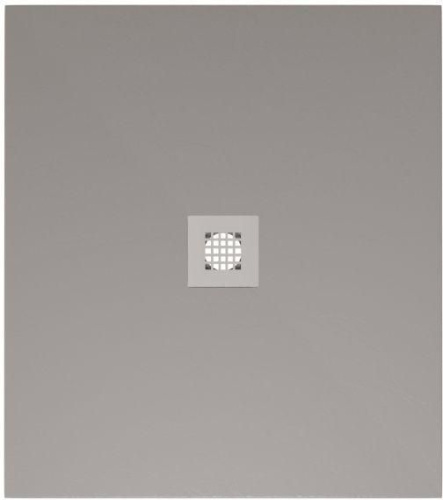 Душевой поддон Allen Brau Priority 8.31004-PGM 100х90 искусственный камень серый